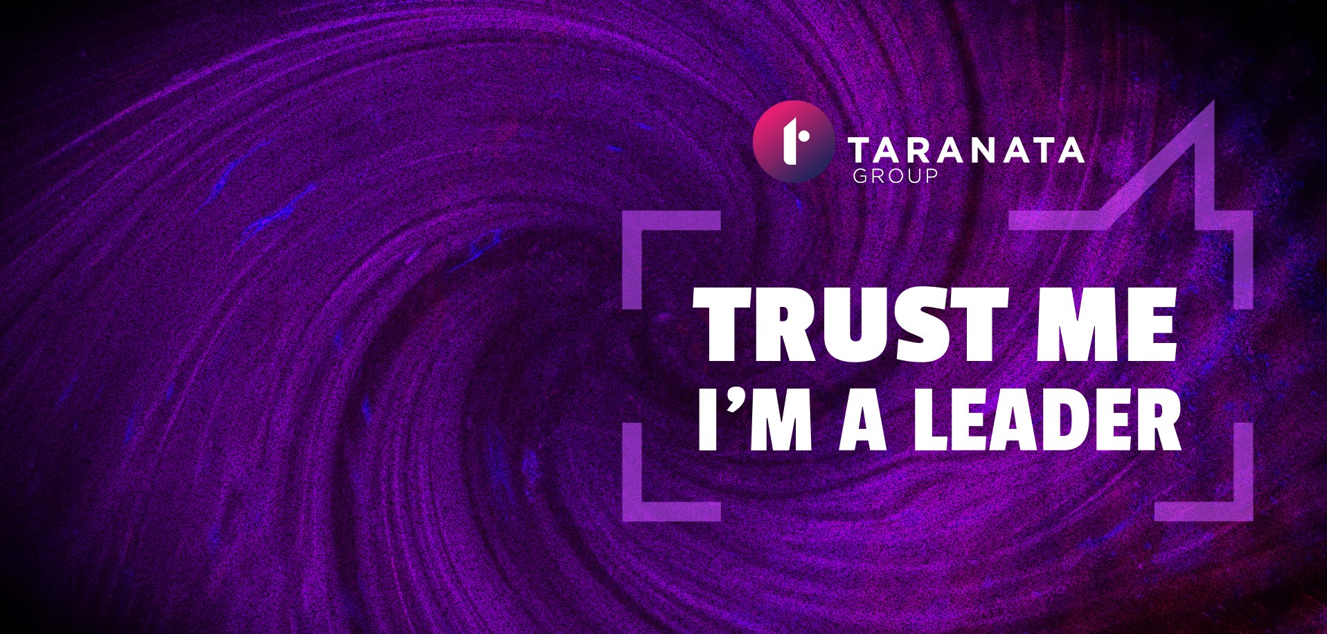 Text says - Trust me I'm a Leader